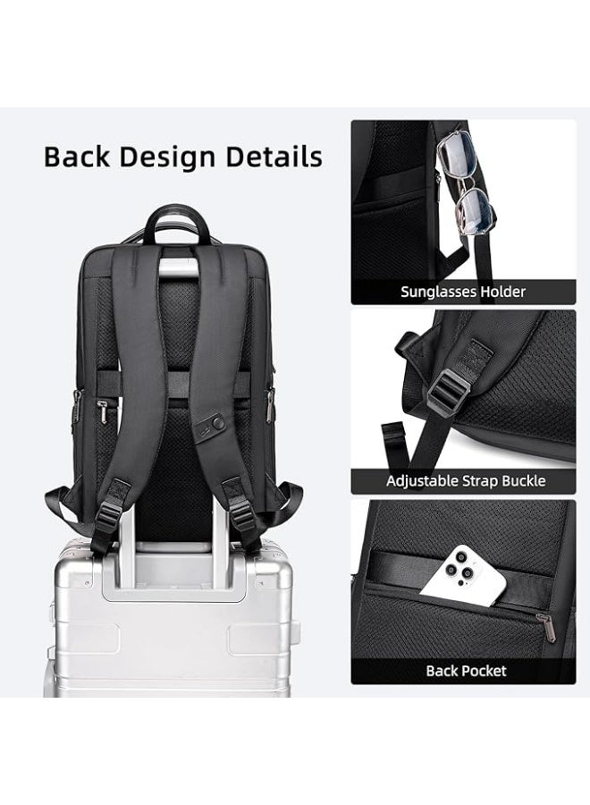 أركتيك هانتر حقيبة ظهر مكتب Arctic Hunter سعة 15 لترًا، حقيبة كمبيوتر محمول صغيرة الحجم للرجال والنساء، مقاومة للماء مقاس 15.6 بوصة، خفيفة الوزن للاستخدام اليومي في العمل والجامعة والأعمال - Image 3